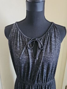 Ann Taylor LOFT Size LM Medium Large Heather STRETCH Knit Maxi  Dress